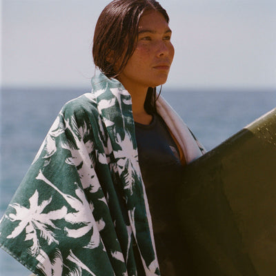 Luca Beach Towel - Kale