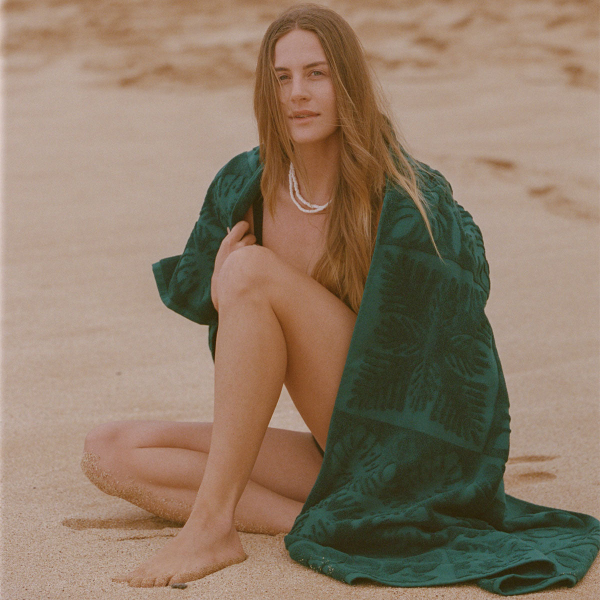 Kapena Sculpted Towel - Spruce
