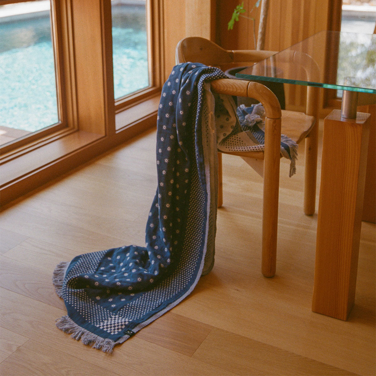Shogun Driftweave Turkish Towel - Indigo