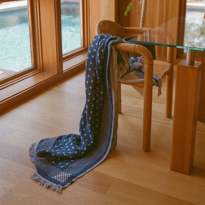 Shogun Driftweave Turkish Towel - Indigo