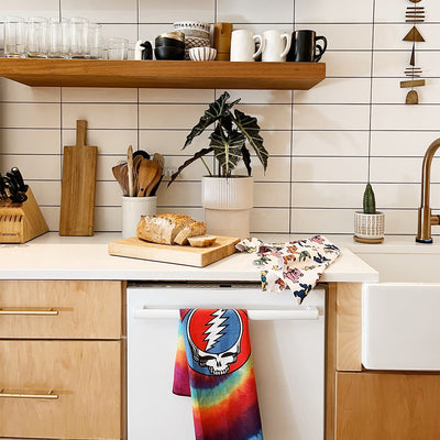 Rise Up Quick-Dry Kitchen Towel | Grateful Dead x Slowtide