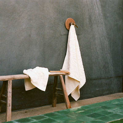 Sunny Sculpted Bath Towel Bundle (2+2) - Cream