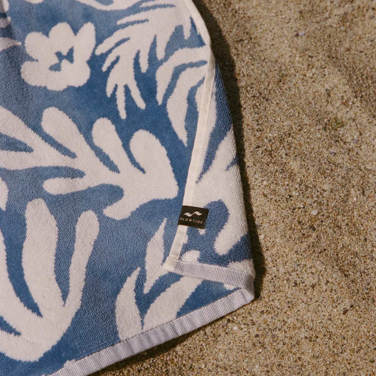 Sunny Woven Towel - Dusty Blue – Slowtide Canada