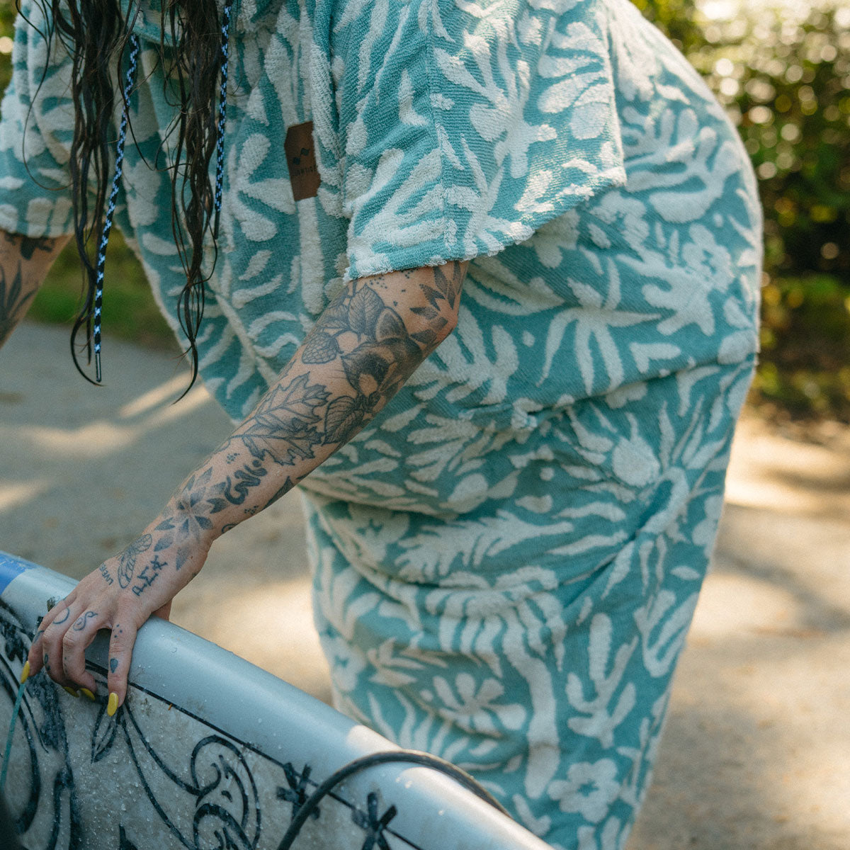 Sunny Extra-Warm Poncho - Sky Blue – Slowtide Canada
