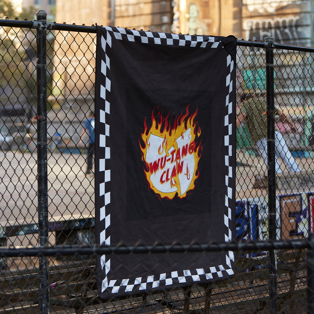 Blocks On Fire Quick-Dry Picnic Blanket | Wu-Tang Clan x Slowtide