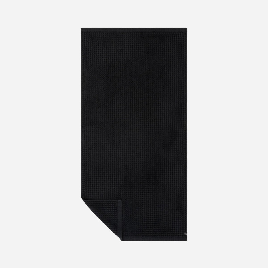 Guild Waffle Towel - Black - Slowtide