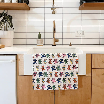 Dancing Bears Quick-Dry Kitchen Towel - Slowtide